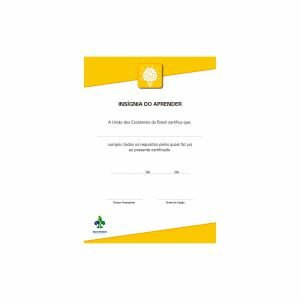 Certificado Insígnia do Aprender Ramo Lobinho