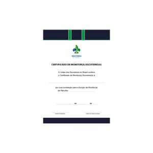 Certificado Monitor(A) Escoteiro (A)