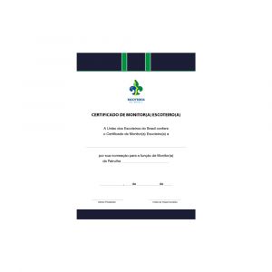Certificado Monitor(A) Escoteiro (A)