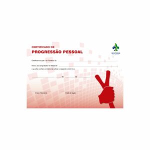 Certificado de Progressão Pessoal Ramo Pioneiro