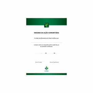 Certificado de Insígnia Ação Comunitária