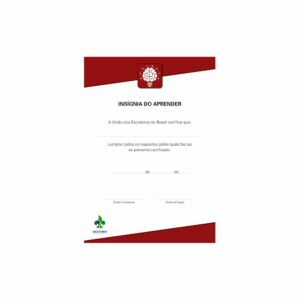 Certificado Insígnia do Aprender Ramo Sênior