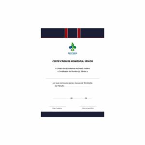 Certificado Monitor(A) Sênior