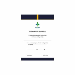 Certificado Segundo (A)