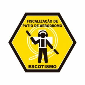 Distintivo de Especialidade - FISCALIZAÇÃO DE PÁTIO DE AERÓDROMO