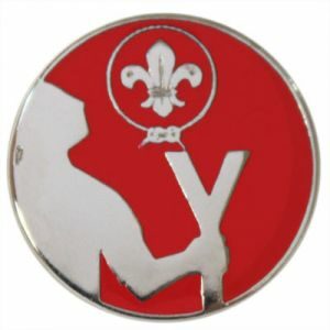 Distintivo Símbolo da Partida Ramo Pioneiro - Vermelho