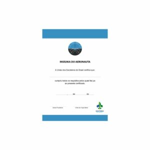 Certificado de Insígnia Aeronauta - Ramo Sênior